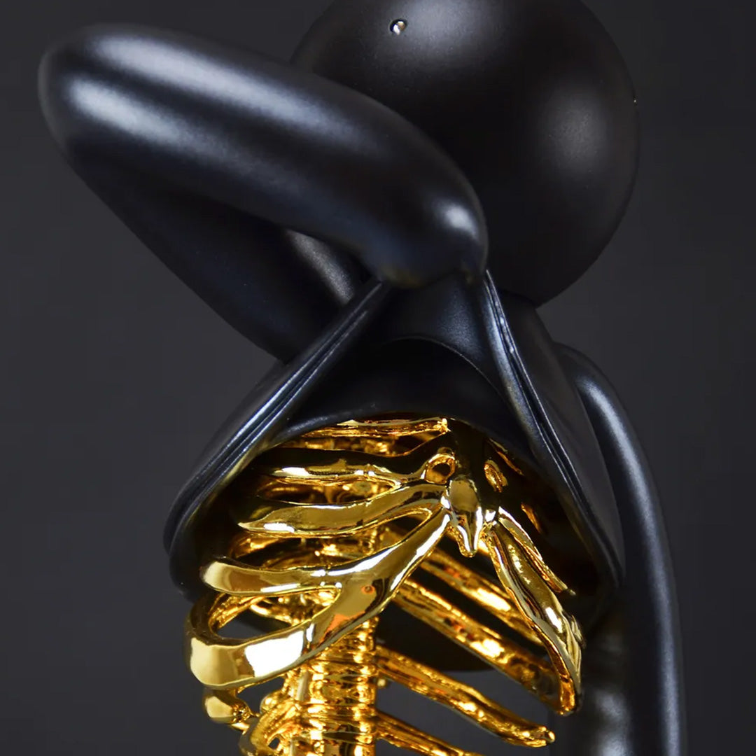 Ribs of Amour Gold - a mr clement new sculpture