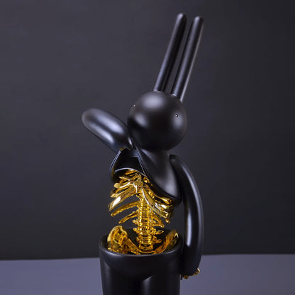 Ribs of Amour Gold - a mr clement new sculpture